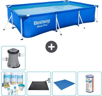 Bestway Piscina Bestway Steel Pro Rectangular - 300x201x66 Cm - 7-piezas S22079