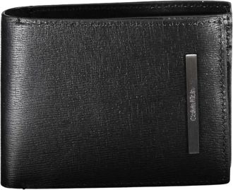 Calvin Klein Polyester Portemonnee - Heren - Portefeuilles - Zwart - ONE Size - Polyester - Accessoires