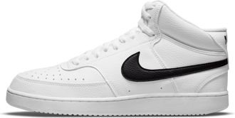 Nike Mens Court Vision Mid Next Nature Shoes in White | DN3577-101