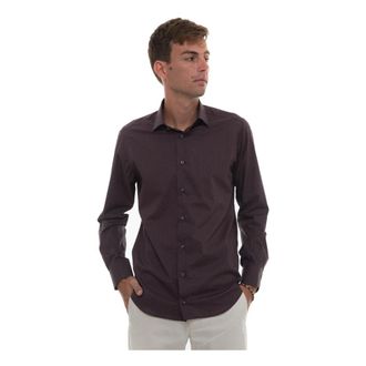 Carrel Overhemd - Heren - Casual Overhemden - Rood - 2XS - Katoen - Overhemden