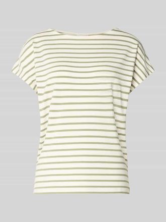 s.Oliver Red Label Loose Fit T-Shirt aus Viskose-Mix in Ecru, Gr&ouml;&szlig;e 34