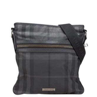 Burberry unisex, Pre-owned, Zwart, Maat: ONE Size Nylon