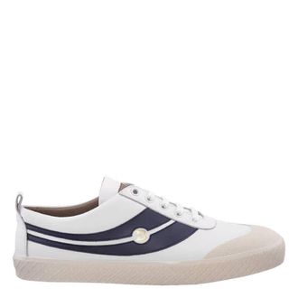 Bally Smake White Leather Low-top Sneakers