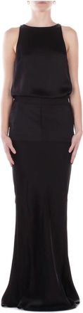 Dondup Gala Jurk - Dames - Avondkleed - Zwart - M - Kleedjes