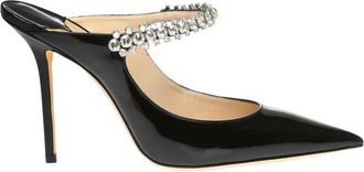Jimmy Choo London Bing Stiletto Pumps - Dames - Muiltjes - Zwart - 38 1/2 EU - Schoenen