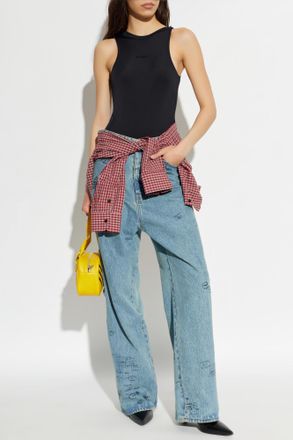 VETEMENTS Wide-leg Jeans, Womens, Blue