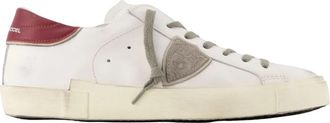 Philippe Model Prsx Lage Sneakers - Heren - Sneakers - Wit - 40 EU - Katoen - Schoenen