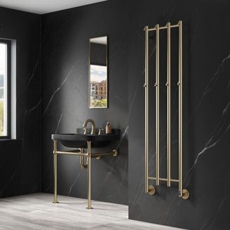 Aquarius DigiTherm Solara Dry Electric Radiator with LCD Display in Gold