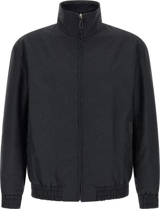 Etro Arnica Jacket - Heren - Bomber jackets - Blauw - XL - Polyester - Jassen