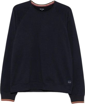 Paul Smith Crew Neck Sweatshirt - Heren - Sweatshirts - Blauw - XL - Katoen - Hoodies & sweatvesten