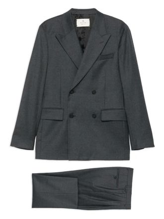 Manuel Ritz double-breasted suit - 98 GREY