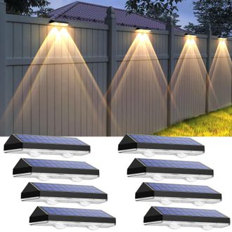 OEM Luces Solares Exteriores Impermeables Ip65, Luz Blanca C&aacute;lida, Luz Blanca Diurna, Luz Blanca Fr&iacute;a, 3 Modos De Iluminaci&oacute;n Para Vallas, Patios Y Barand