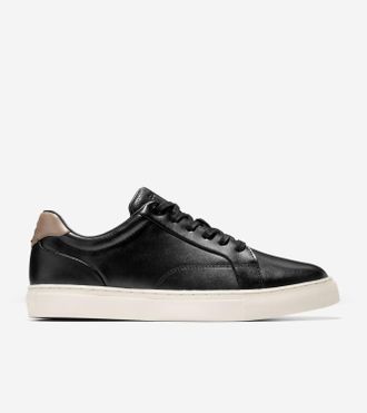 Cole Haan Mens Grand Kittery Court Sneakers In Black/ivory