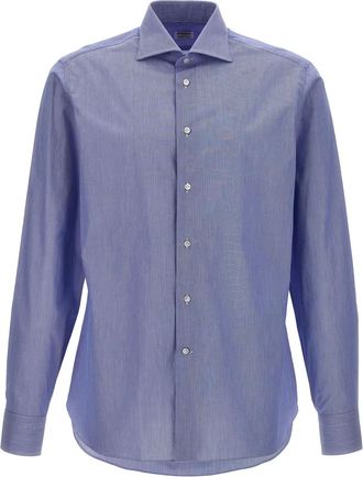 Borriello Camicia in cotone - Blu