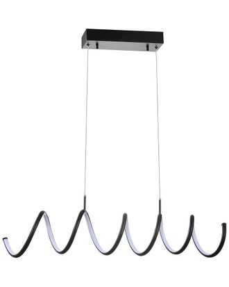 Jonathan Y Designs Jonathan Y Ali 31In Dimmable Adjustable Integrated Led Metal Linear Pendant