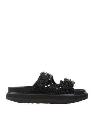 サンダル・ミュール ASH Women Sandals BABEL02 BLACK AGL - Moon Padded Black Sandal, 60mm | Mitchell Stores