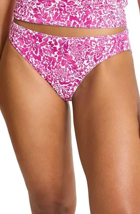 Tommy Bahama Paisley Daze Reversible Bikini Bottoms in Hibiscus Pop Rev at Nordstrom, Size X-Large