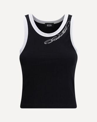 GCDS Cropped sleeveless Tank Top Female XS
