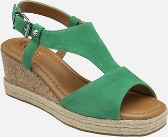 Lotus Womens Madalene Womens Wedge Sandals - Green - Size: 3
