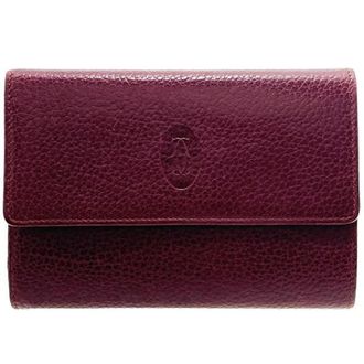 Cartier Must Bordeaux Leather Wallet (Tri-Fold) (Pre-Owned)