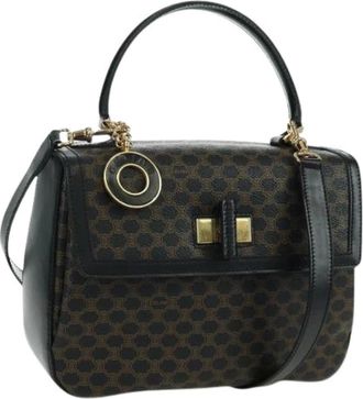 Celine Pre-owned Handbags, female, Multicolor, Size: ONE SIZE Pre-owned Vintage Macadam Canvas Hand Bag