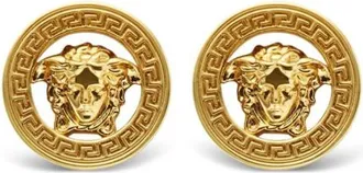 Versace Golden Medusa Head Stud Earrings