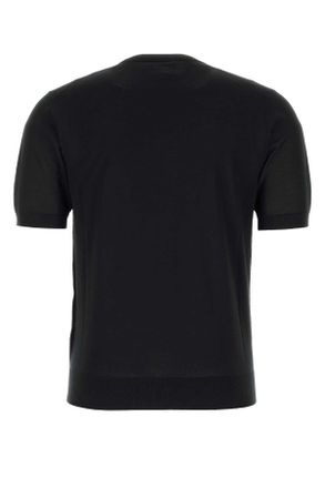 Prada Mens Black Wool T-Shirt F0002