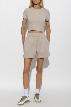 Nike Top With Z Logo, Womens, Beige