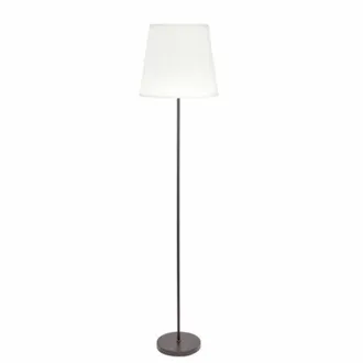 Fabrilamp Lampada de Lampada da terra Maldivas Soggiorno 1xe27 Cromo/bianco 40d de Fabrilamp