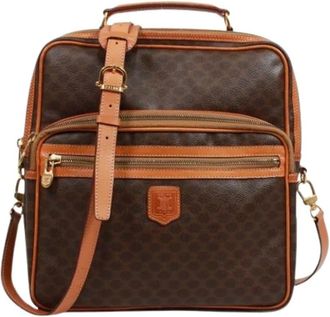 Celine Pre-owned Backpacks, female, Brown, Size: ONE SIZE Pre-owned Vintage Shoulder Bag