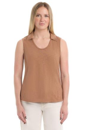 Wilt Polo Shell Top in Raw Umber at Nordstrom, Size X-Small