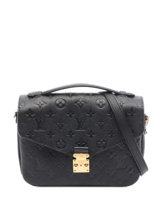Louis Vuitton 2019 Monogram Empreinte Pochette Metis satchel - Black