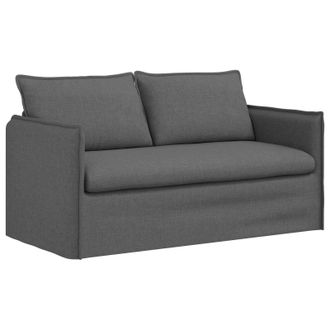 vidaXL Sof&aacute; Gris Oscuro 156 X 82 X 85 Cm Tela Vidaxl
