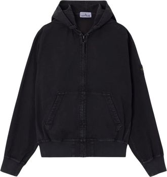 Stone Island Hombre, Sudaderas, Negro, Talla: XL