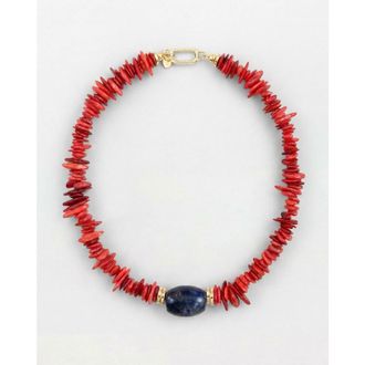 By Lilla Flamma Necklace in Scarlett at Nordstrom, Size 16