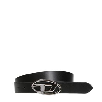 Diesel Accessoires, Dames, Zwart, 80 CM, Leer, B-1 DR Reversible Riem