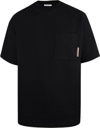 Acne Studios Sweatshirt met korte mouwen - Heren - T-shirts - Zwart - 2XS - Tops