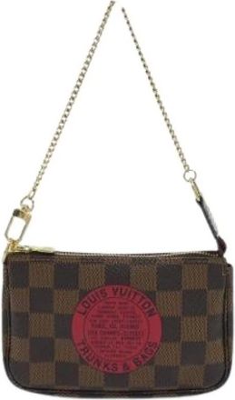 Louis Vuitton Pre-owned Mini Bags, female, Brown, Size: ONE SIZE Pre-owned Mini Pochette