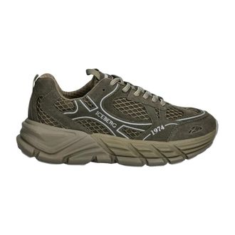 Iceberg Schoenen, Heren, Groen, 42 EU, Su&egrave;de, ICB-One Sneakers