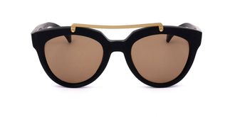 Saturnino Eye Wear MARS 1 Womens Sunglasses Black Size 48