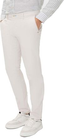 Brax Brax Fabio pantalon chino creme effen wijde fit katoen