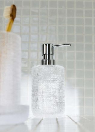Mango Dispenser sapone vetro texture nero - Home - Taglia unica - MANGO HOME