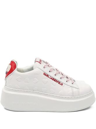 Karl Lagerfeld Anakapri sneakers - women - Calf Leather/Rubber/Calf Leather - 37 - White