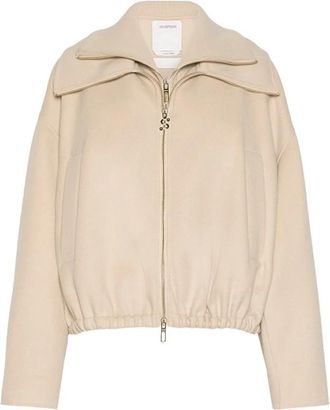 Sportmax Bomber Jassen - Dames - Bomber jackets - Beige - S - Jassen