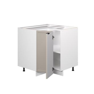 Vicco Armario De Esquina Fame-line, Grisbeige, 80.5 Cm, Et Roble