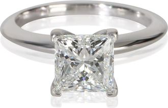 Tiffany & Co. Pre-Owned Tiffany & Co. 1.56 ct Princess Diamond Engagement Ring