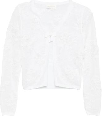 Shushu/Tong Threadwork Bow Cardigan