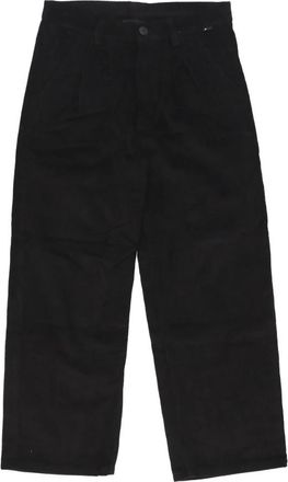 The Hundreds Lange Velvet Broek - Heren - Wijde Broeken - Zwart - W36 - Katoen - Broeken