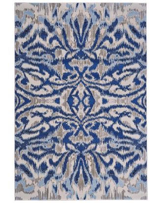 Verlaine Carini Abstract Ikat Print Accent Rug