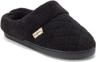 Dearfoams Libby Quilted Terry Clog Slipper in Black at Nordstrom, Size X-Large
